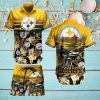 Pittsburgh Steelers NFL Football Summer Beach Team Hawaiian Shirt And Short For Men Women Gift