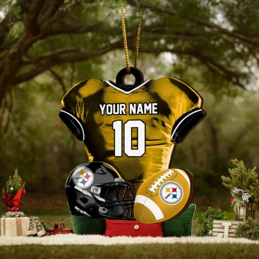 Pittsburgh Steelers NFL Sport Ornament Custom Name And Number