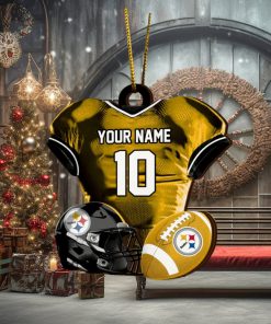 Pittsburgh Steelers NFL Sport Ornament Custom Name And Number