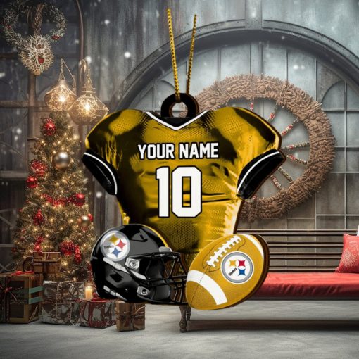 Pittsburgh Steelers NFL Sport Ornament Custom Name And Number