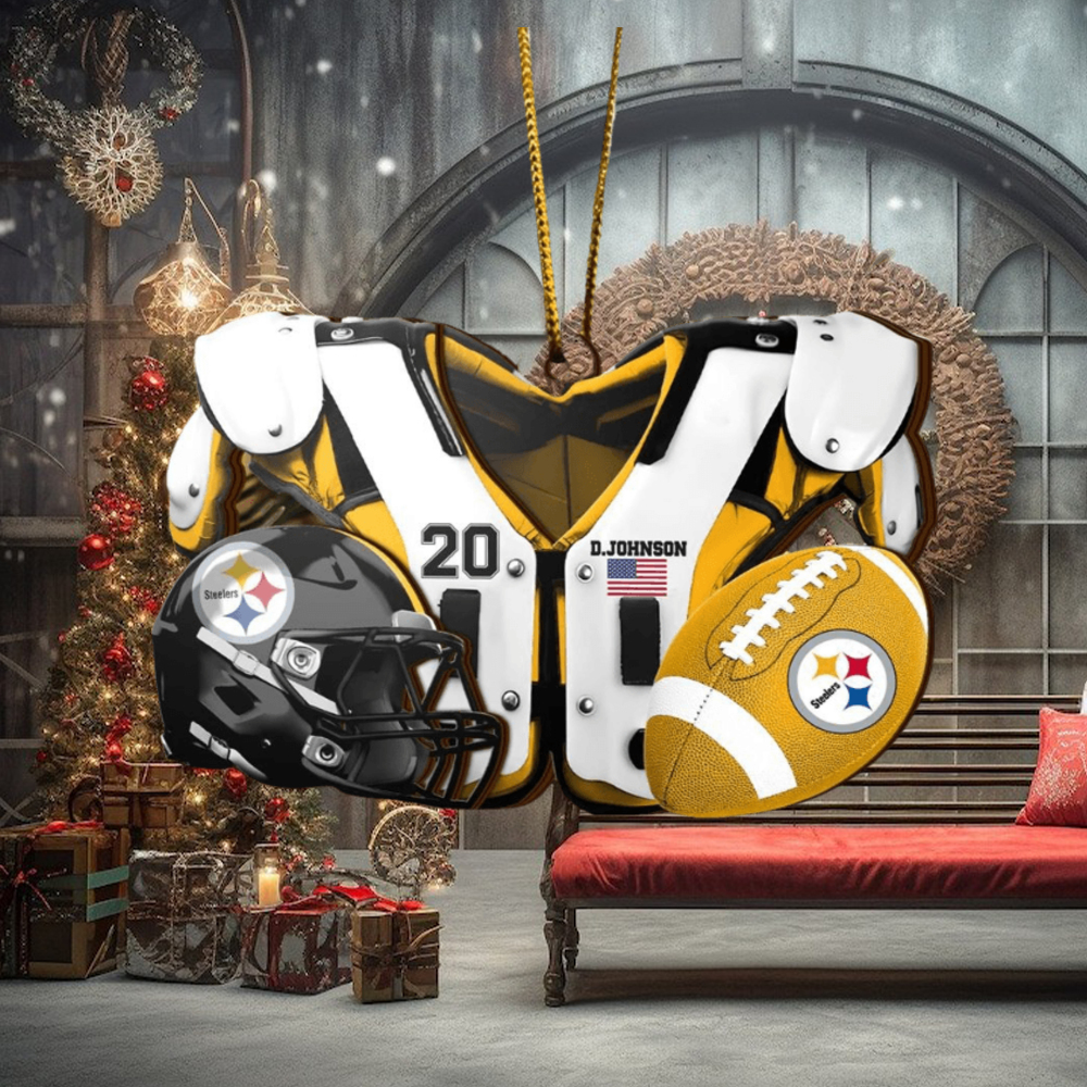 Pittsburgh Steelers NFL Sport Ornament Custom Your Name And Number Pittsburgh Steelers NFL Sport Ornament Custom Your Name And Number