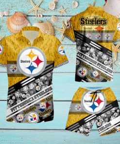 Pittsburgh Steelers NFL Summer Hawaiian Shirt And Short