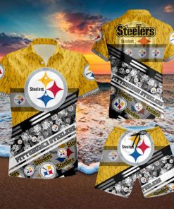 Pittsburgh Steelers NFL Summer Hawaiian Shirt And Short