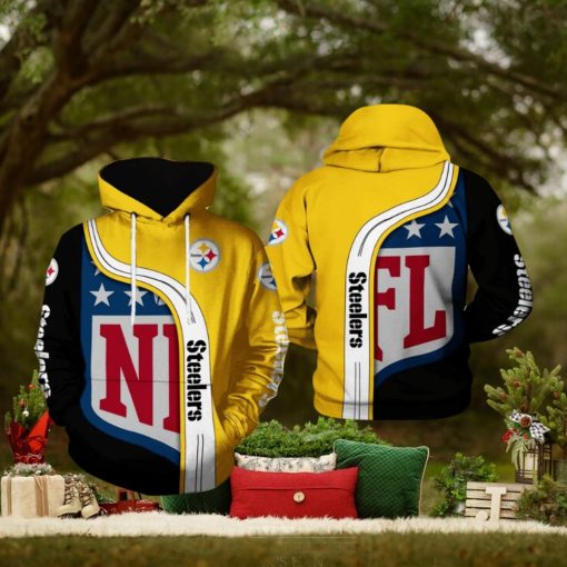Pittsburgh Steelers NFL Team 3D Printed Hoodie