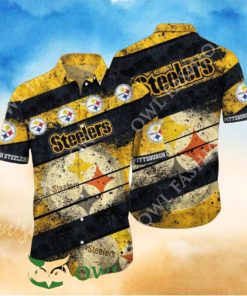 Pittsburgh Steelers NFL Tropical Pattern Summer Hawaiian Shirt 2024