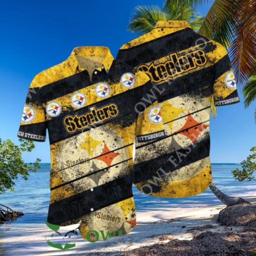 Pittsburgh Steelers NFL Tropical Pattern Summer Hawaiian Shirt 2024