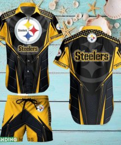 Pittsburgh Steelers NFL Vibrant Hawaiian Shirt And Short For Best Fans New Trends For This Summer Beach