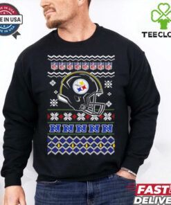 Pittsburgh Steelers NFL football Christmas helmet shirt
