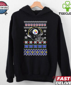 Pittsburgh Steelers NFL football Christmas helmet shirt