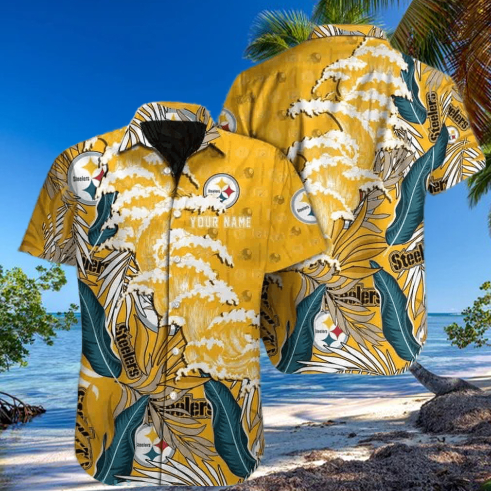 Pittsburgh Steelers NFL wave Hawaiian shirt Pittsburgh Steelers NFL wave Hawaiian shirt