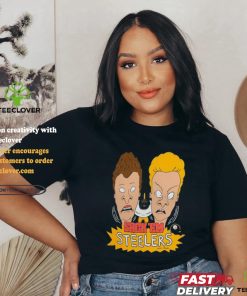 Pittsburgh Steelers NFL x Homage x Beavis and Butt Head Unisex Tri Blend T Shirt