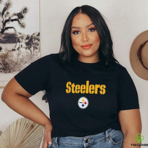 Pittsburgh Steelers New Era Third Down Puff Print T Shirt