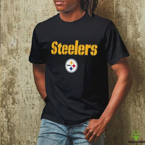 Pittsburgh Steelers New Era Third Down Puff Print T Shirt