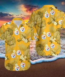 Pittsburgh Steelers New Style 3D Flower Hawaiian Shirt For Men Women 1 Pittsburgh Steelers New Style 3D Flower Hawaiian Shirt For Men Women