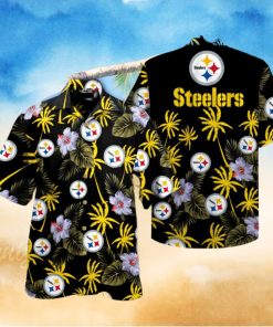 Pittsburgh Steelers Nfl Hawaiian Shirt Short 3d For Fans