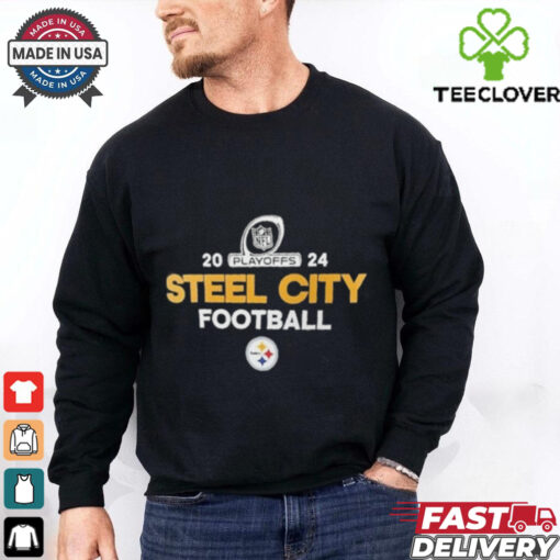 Pittsburgh Steelers Nike 2024 NFL Playoffs Shirt