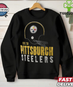 Pittsburgh Steelers Nike Black Helmet Essential T Shirt