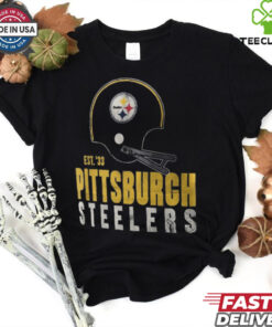 Pittsburgh Steelers Nike Black Helmet Essential T Shirt