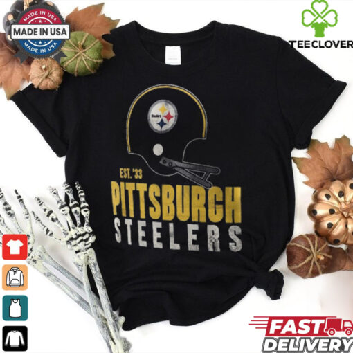 Pittsburgh Steelers Nike Black Helmet Essential T Shirt