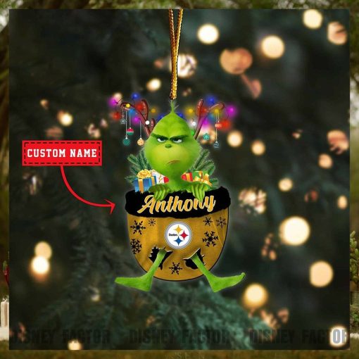 Pittsburgh Steelers Ornaments, Grinch Christmas Ornament, Nfl Football Christmas