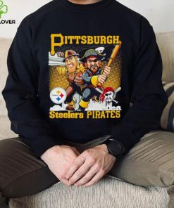 Pittsburgh Steelers Pirates mascot skyline hoodie, sweater, longsleeve, shirt v-neck, t-shirt