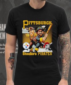 Pittsburgh Steelers Pirates mascot skyline hoodie, sweater, longsleeve, shirt v-neck, t-shirt