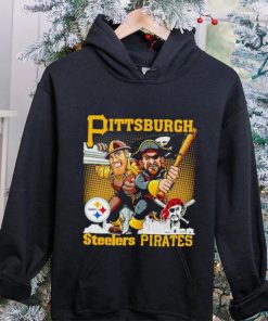 Pittsburgh Steelers Pirates mascot skyline hoodie, sweater, longsleeve, shirt v-neck, t-shirt