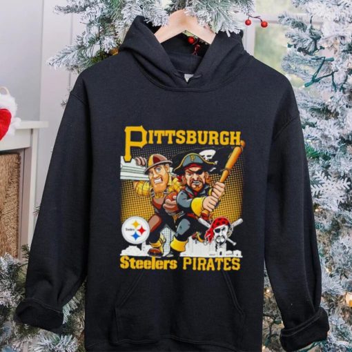 Pittsburgh Steelers Pirates mascot skyline hoodie, sweater, longsleeve, shirt v-neck, t-shirt