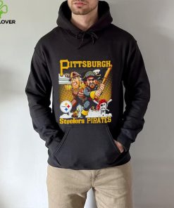 Pittsburgh Steelers Pirates mascot skyline hoodie, sweater, longsleeve, shirt v-neck, t-shirt