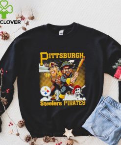 Pittsburgh Steelers Pirates mascot skyline hoodie, sweater, longsleeve, shirt v-neck, t-shirt