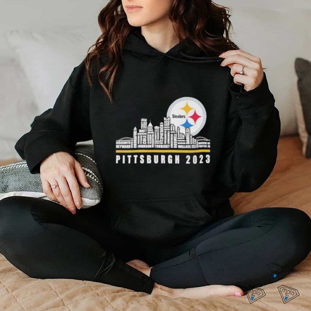 Pittsburgh Steelers Players Names City Skyline 2023 Season Shirt Pittsburgh Steelers Players Names City Skyline 2023 Season Shirt