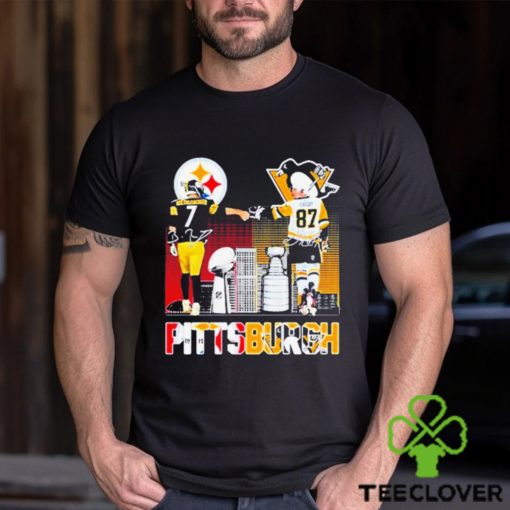 Pittsburgh Steelers Roethlisberger And Pittsburgh Penguins Shirt
