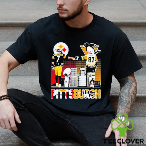 Pittsburgh Steelers Roethlisberger And Pittsburgh Penguins Shirt