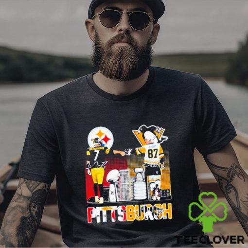 Pittsburgh Steelers Roethlisberger And Pittsburgh Penguins Shirt