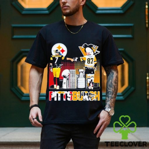 Pittsburgh Steelers Roethlisberger And Pittsburgh Penguins Shirt
