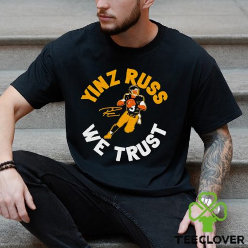 Pittsburgh Steelers Russell Wilson yinz russ we trust hoodie, sweater, longsleeve, shirt v-neck, t-shirt