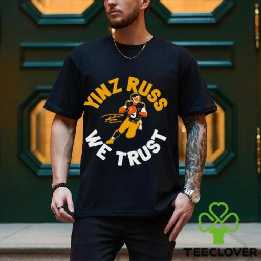 Pittsburgh Steelers Russell Wilson yinz russ we trust hoodie, sweater, longsleeve, shirt v-neck, t-shirt