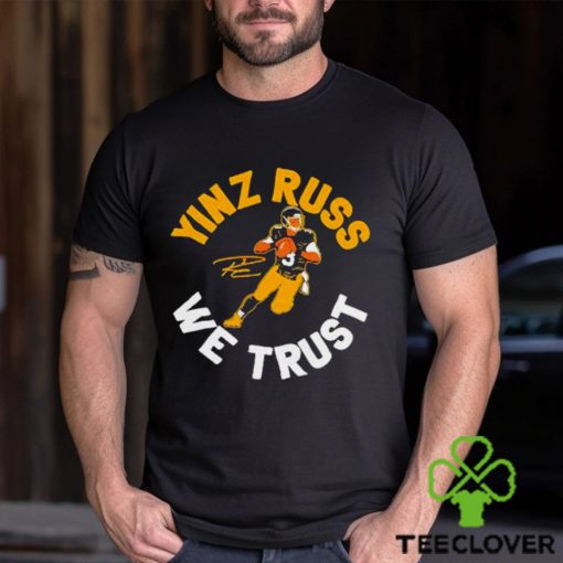 Pittsburgh Steelers Russell Wilson yinz russ we trust hoodie, sweater, longsleeve, shirt v-neck, t-shirt