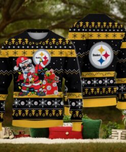 Pittsburgh Steelers Santa Claus Ugly Christmas Sweater