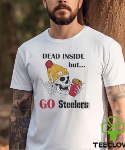 Pittsburgh Steelers Skeleton Dead Inside But Packers Logo Shirt