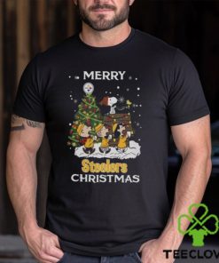 Pittsburgh Steelers Snoopy Family Christmas Shirt