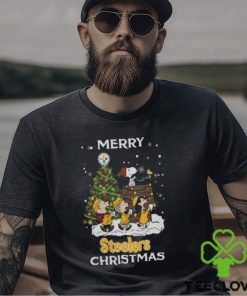 Pittsburgh Steelers Snoopy Family Christmas Shirt