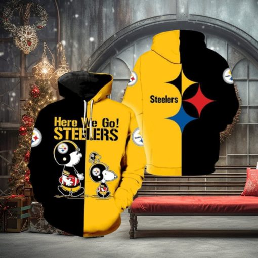 Pittsburgh Steelers Snoopy For Men And Women 3D Hoodie