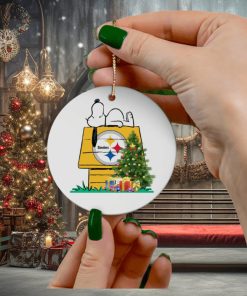Pittsburgh Steelers Snoopy NFL Ornament