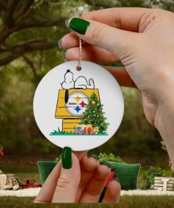 Pittsburgh Steelers Snoopy NFL Ornament