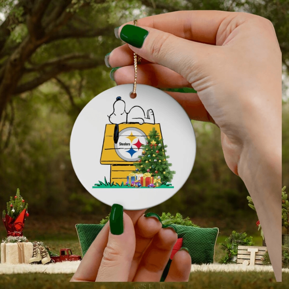 Pittsburgh Steelers Snoopy NFL Ornament Pittsburgh Steelers Snoopy NFL Ornament