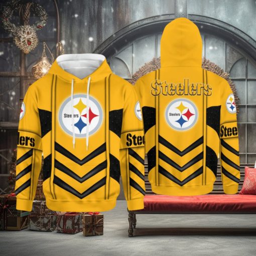 Pittsburgh Steelers Sport Team Ultra All Over Printed 3D Hoodie Winter Gift