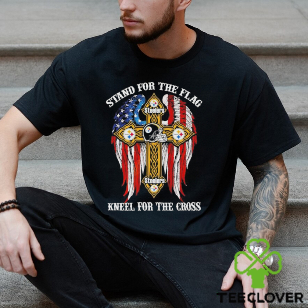 Pittsburgh Steelers Stand For The Flag Kneel For The Cross 2024 T shirt Pittsburgh Steelers Stand For The Flag Kneel For The Cross 2024 T shirt