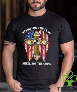 Pittsburgh Steelers Stand For The Flag Kneel For The Cross 2024 T shirt