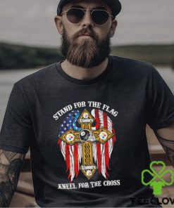Pittsburgh Steelers Stand For The Flag Kneel For The Cross 2024 T shirt